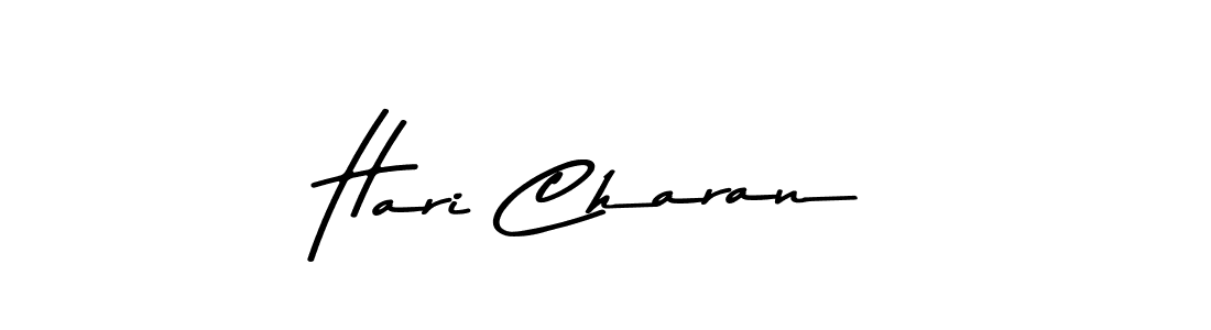 Make a beautiful signature design for name Hari Charan. With this signature (Asem Kandis PERSONAL USE) style, you can create a handwritten signature for free. Hari Charan signature style 9 images and pictures png