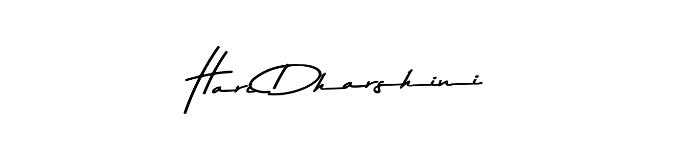 Hari Dharshini stylish signature style. Best Handwritten Sign (Asem Kandis PERSONAL USE) for my name. Handwritten Signature Collection Ideas for my name Hari Dharshini. Hari Dharshini signature style 9 images and pictures png
