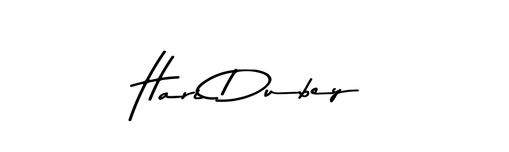 Make a beautiful signature design for name Hari Dubey. With this signature (Asem Kandis PERSONAL USE) style, you can create a handwritten signature for free. Hari Dubey signature style 9 images and pictures png