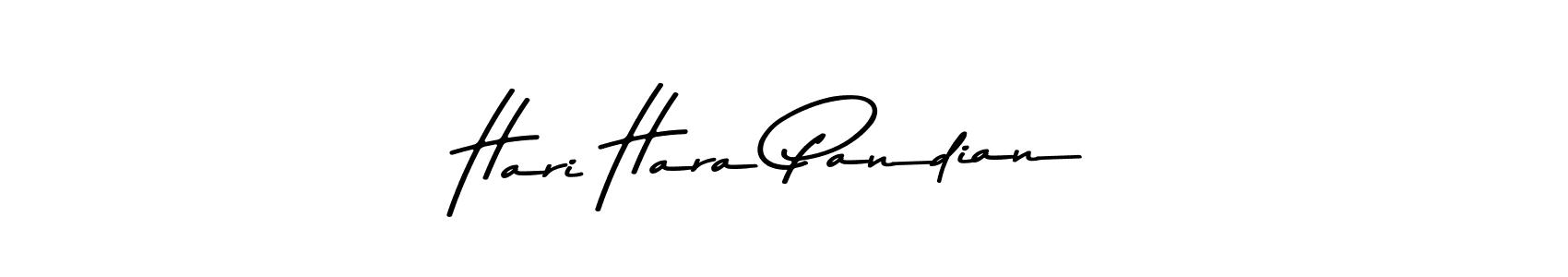 Design your own signature with our free online signature maker. With this signature software, you can create a handwritten (Asem Kandis PERSONAL USE) signature for name Hari Hara Pandian. Hari Hara Pandian signature style 9 images and pictures png