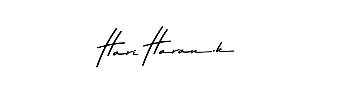 Hari Haran.k stylish signature style. Best Handwritten Sign (Asem Kandis PERSONAL USE) for my name. Handwritten Signature Collection Ideas for my name Hari Haran.k. Hari Haran.k signature style 9 images and pictures png