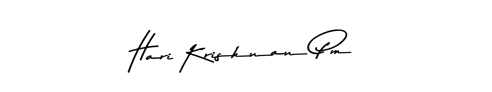 Asem Kandis PERSONAL USE is a professional signature style that is perfect for those who want to add a touch of class to their signature. It is also a great choice for those who want to make their signature more unique. Get Hari Krishnan Pm name to fancy signature for free. Hari Krishnan Pm signature style 9 images and pictures png