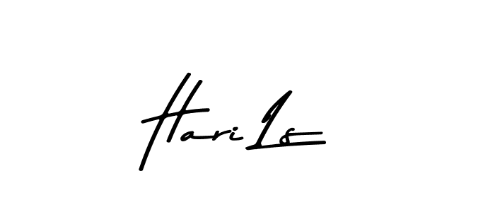 Design your own signature with our free online signature maker. With this signature software, you can create a handwritten (Asem Kandis PERSONAL USE) signature for name Hari Ls. Hari Ls signature style 9 images and pictures png