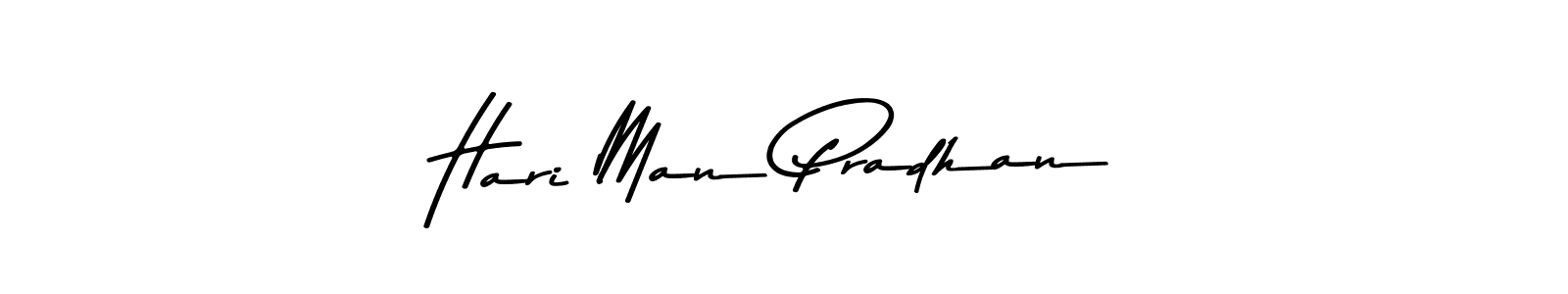 Design your own signature with our free online signature maker. With this signature software, you can create a handwritten (Asem Kandis PERSONAL USE) signature for name Hari Man Pradhan. Hari Man Pradhan signature style 9 images and pictures png