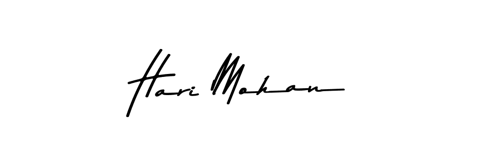 How to make Hari Mohan name signature. Use Asem Kandis PERSONAL USE style for creating short signs online. This is the latest handwritten sign. Hari Mohan signature style 9 images and pictures png