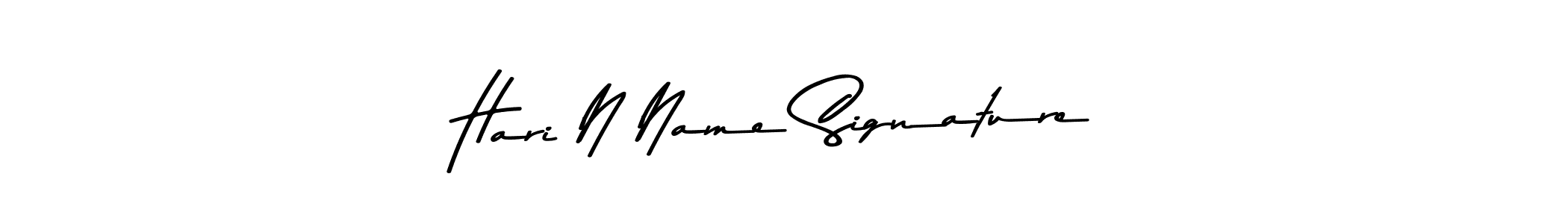 Design your own signature with our free online signature maker. With this signature software, you can create a handwritten (Asem Kandis PERSONAL USE) signature for name Hari N Name Signature. Hari N Name Signature signature style 9 images and pictures png