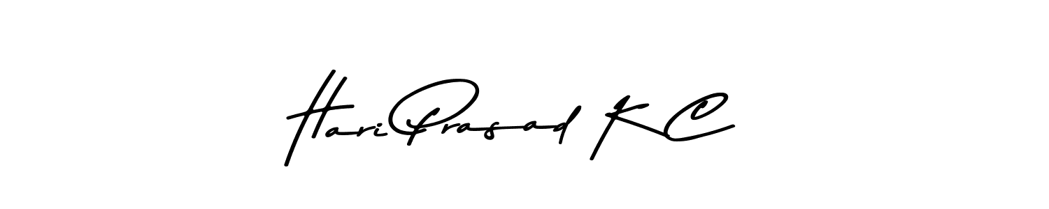 How to make Hari Prasad K C signature? Asem Kandis PERSONAL USE is a professional autograph style. Create handwritten signature for Hari Prasad K C name. Hari Prasad K C signature style 9 images and pictures png