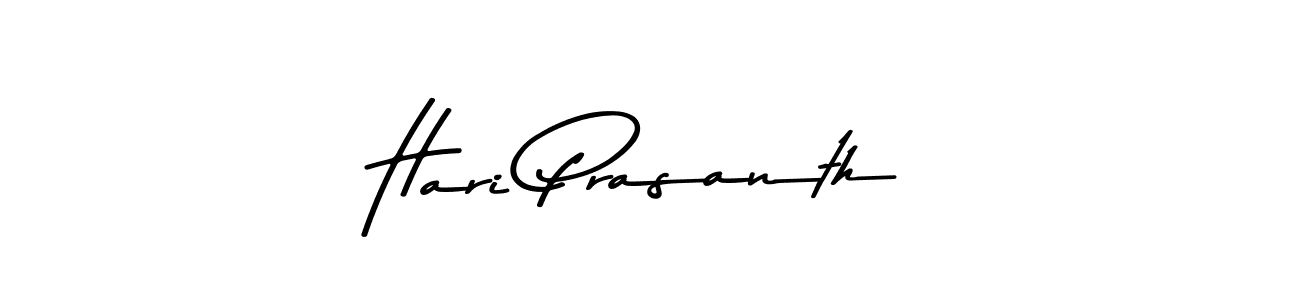 How to make Hari Prasanth name signature. Use Asem Kandis PERSONAL USE style for creating short signs online. This is the latest handwritten sign. Hari Prasanth signature style 9 images and pictures png