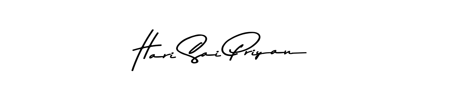 Design your own signature with our free online signature maker. With this signature software, you can create a handwritten (Asem Kandis PERSONAL USE) signature for name Hari Sai Priyan. Hari Sai Priyan signature style 9 images and pictures png