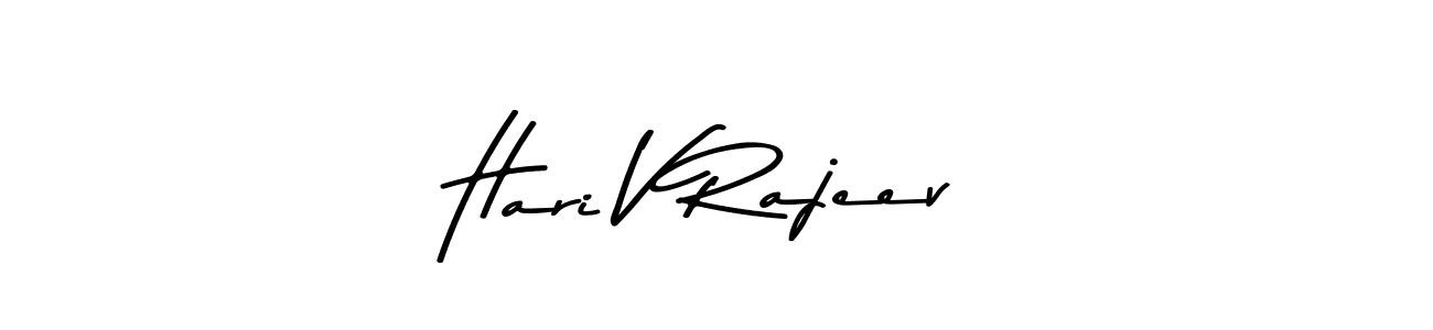 Design your own signature with our free online signature maker. With this signature software, you can create a handwritten (Asem Kandis PERSONAL USE) signature for name Hari V Rajeev. Hari V Rajeev signature style 9 images and pictures png