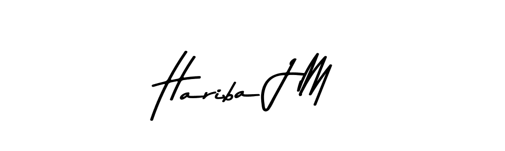 Also we have Hariba J M name is the best signature style. Create professional handwritten signature collection using Asem Kandis PERSONAL USE autograph style. Hariba J M signature style 9 images and pictures png