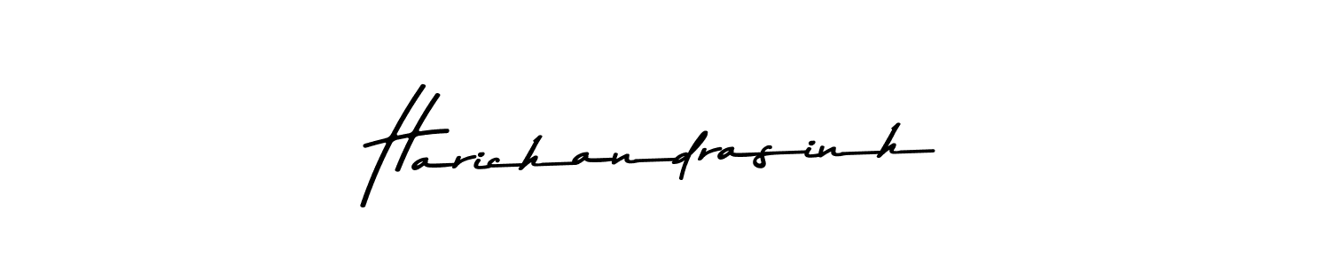 Design your own signature with our free online signature maker. With this signature software, you can create a handwritten (Asem Kandis PERSONAL USE) signature for name Harichandrasinh. Harichandrasinh signature style 9 images and pictures png