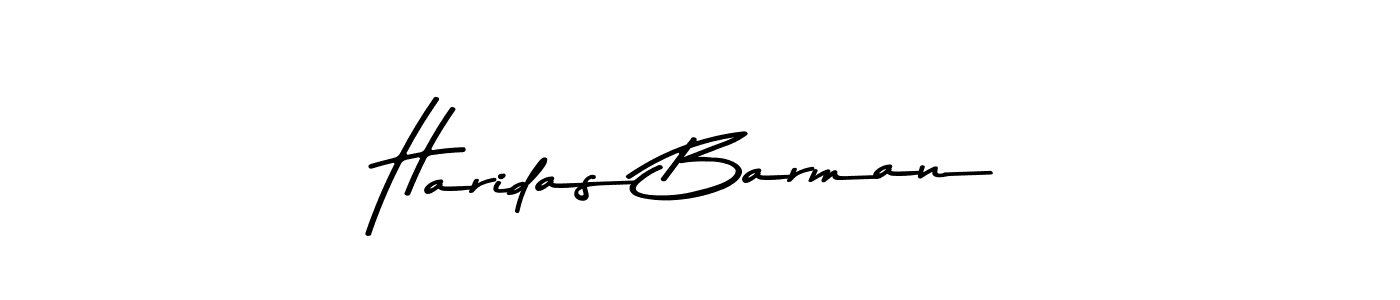 Design your own signature with our free online signature maker. With this signature software, you can create a handwritten (Asem Kandis PERSONAL USE) signature for name Haridas Barman. Haridas Barman signature style 9 images and pictures png