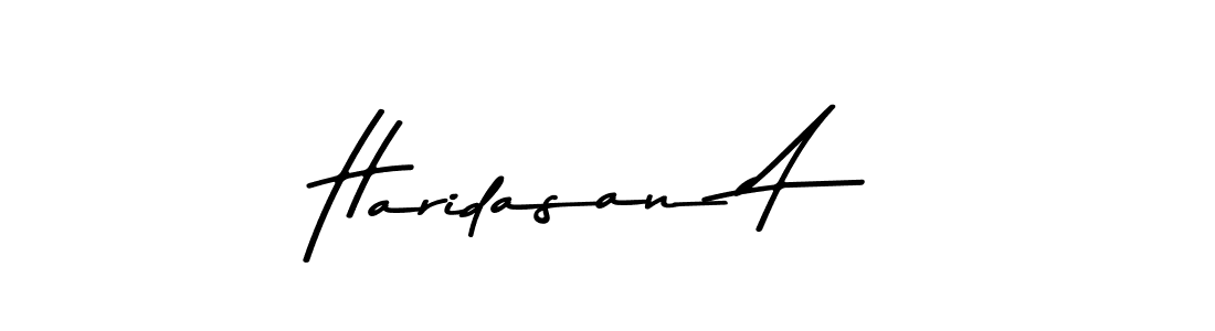 You should practise on your own different ways (Asem Kandis PERSONAL USE) to write your name (Haridasan A) in signature. don't let someone else do it for you. Haridasan A signature style 9 images and pictures png