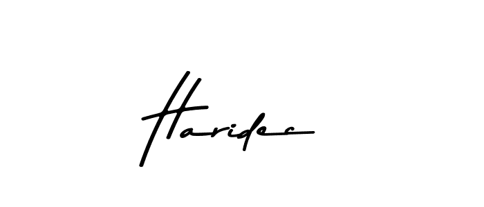 Similarly Asem Kandis PERSONAL USE is the best handwritten signature design. Signature creator online .You can use it as an online autograph creator for name Haridec. Haridec signature style 9 images and pictures png