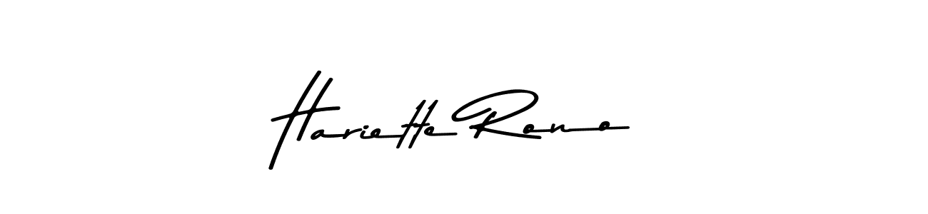 This is the best signature style for the Hariette Rono name. Also you like these signature font (Asem Kandis PERSONAL USE). Mix name signature. Hariette Rono signature style 9 images and pictures png