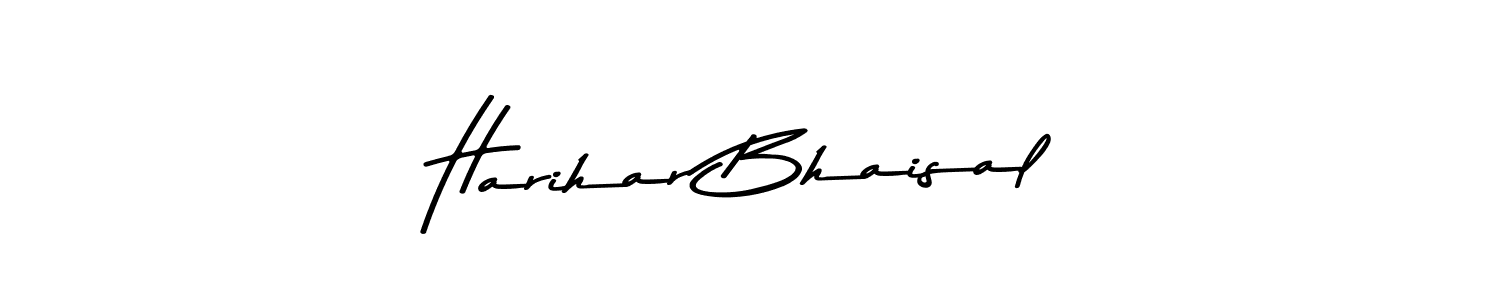 The best way (Asem Kandis PERSONAL USE) to make a short signature is to pick only two or three words in your name. The name Harihar Bhaisal include a total of six letters. For converting this name. Harihar Bhaisal signature style 9 images and pictures png