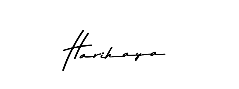 Make a beautiful signature design for name Harihaya. With this signature (Asem Kandis PERSONAL USE) style, you can create a handwritten signature for free. Harihaya signature style 9 images and pictures png
