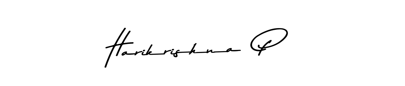 Design your own signature with our free online signature maker. With this signature software, you can create a handwritten (Asem Kandis PERSONAL USE) signature for name Harikrishna  P. Harikrishna  P signature style 9 images and pictures png