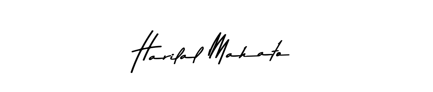 This is the best signature style for the Harilal Mahato name. Also you like these signature font (Asem Kandis PERSONAL USE). Mix name signature. Harilal Mahato signature style 9 images and pictures png