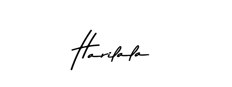 Harilala stylish signature style. Best Handwritten Sign (Asem Kandis PERSONAL USE) for my name. Handwritten Signature Collection Ideas for my name Harilala. Harilala signature style 9 images and pictures png