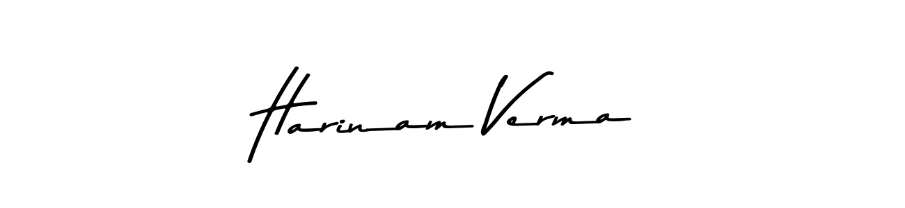 Asem Kandis PERSONAL USE is a professional signature style that is perfect for those who want to add a touch of class to their signature. It is also a great choice for those who want to make their signature more unique. Get Harinam Verma name to fancy signature for free. Harinam Verma signature style 9 images and pictures png