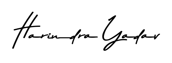 You should practise on your own different ways (Asem Kandis PERSONAL USE) to write your name (Harindra Yadav) in signature. Don't let someone else do it for you. Harindra Yadav signature style 9 images and pictures png