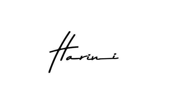 Design your own signature with our free online signature maker. With this signature software, you can create a handwritten (Asem Kandis PERSONAL USE) signature for name Harini. Harini signature style 9 images and pictures png