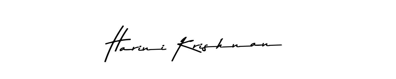 The best way (Asem Kandis PERSONAL USE) to make a short signature is to pick only two or three words in your name. The name Harini Krishnan include a total of six letters. For converting this name. Harini Krishnan signature style 9 images and pictures png