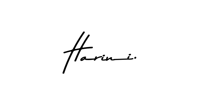 Design your own signature with our free online signature maker. With this signature software, you can create a handwritten (Asem Kandis PERSONAL USE) signature for name Harini.. Harini. signature style 9 images and pictures png