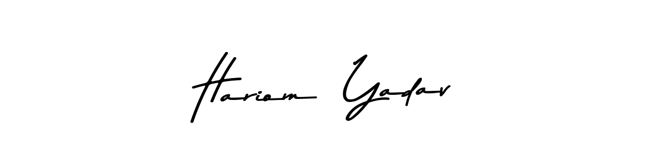 It looks lik you need a new signature style for name Hariom  Yadav. Design unique handwritten (Asem Kandis PERSONAL USE) signature with our free signature maker in just a few clicks. Hariom  Yadav signature style 9 images and pictures png