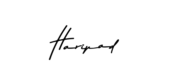 Make a beautiful signature design for name Haripad. With this signature (Asem Kandis PERSONAL USE) style, you can create a handwritten signature for free. Haripad signature style 9 images and pictures png