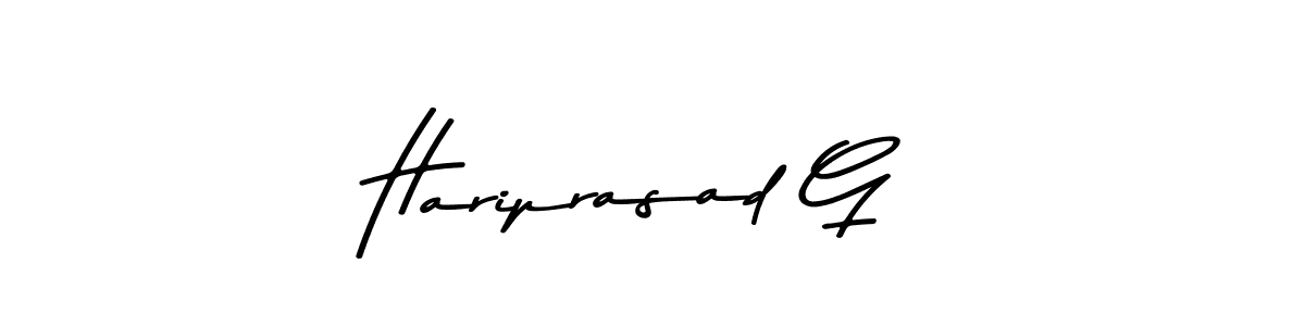 Also we have Hariprasad G name is the best signature style. Create professional handwritten signature collection using Asem Kandis PERSONAL USE autograph style. Hariprasad G signature style 9 images and pictures png