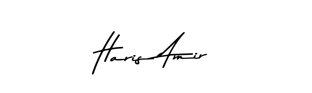 The best way (Asem Kandis PERSONAL USE) to make a short signature is to pick only two or three words in your name. The name Haris Amir include a total of six letters. For converting this name. Haris Amir signature style 9 images and pictures png