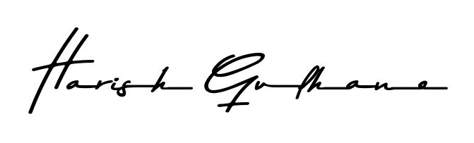 The Asem Kandis PERSONAL USE lettering style adds unique flourish to name Harish Gulhane. Stand out with a custom digital autograph made in seconds. Harish Gulhane signature style 9 images and pictures png