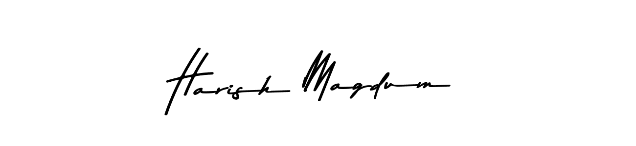 It looks lik you need a new signature style for name Harish Magdum. Design unique handwritten (Asem Kandis PERSONAL USE) signature with our free signature maker in just a few clicks. Harish Magdum signature style 9 images and pictures png