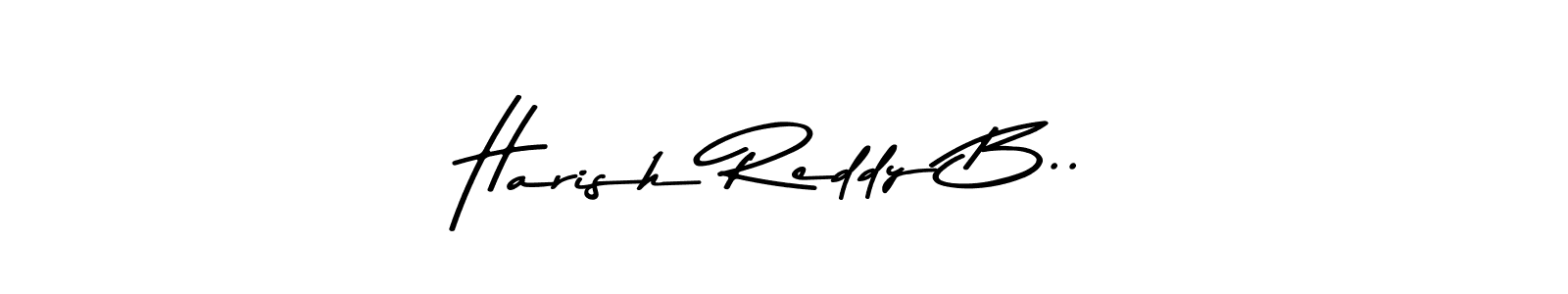 Also You can easily find your signature by using the search form. We will create Harish Reddy B.. name handwritten signature images for you free of cost using Asem Kandis PERSONAL USE sign style. Harish Reddy B.. signature style 9 images and pictures png