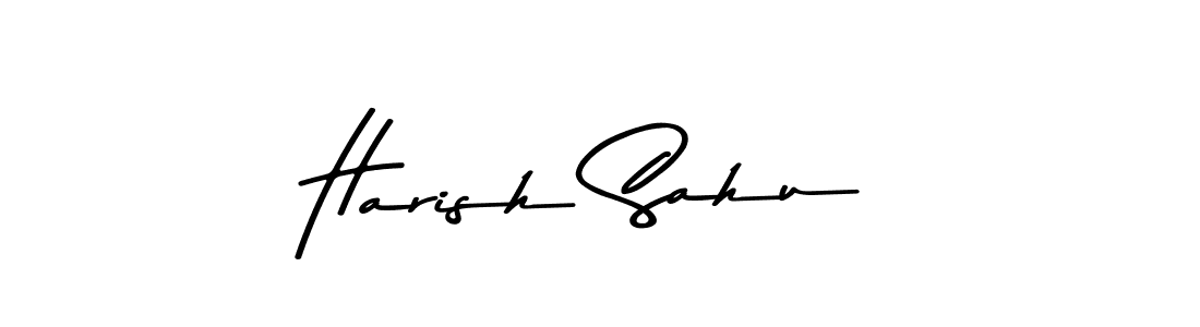 Create a beautiful signature design for name Harish Sahu. With this signature (Asem Kandis PERSONAL USE) fonts, you can make a handwritten signature for free. Harish Sahu signature style 9 images and pictures png