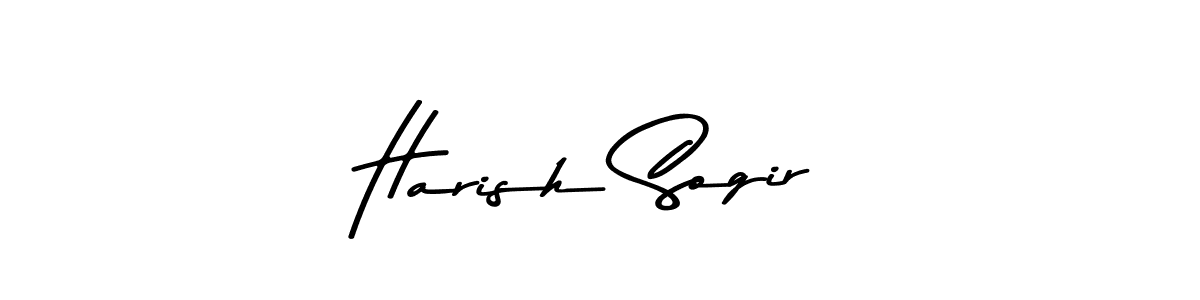 Make a beautiful signature design for name Harish Sogir. Use this online signature maker to create a handwritten signature for free. Harish Sogir signature style 9 images and pictures png