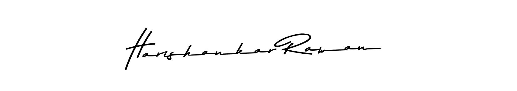 Create a beautiful signature design for name Harishankar Rawan. With this signature (Asem Kandis PERSONAL USE) fonts, you can make a handwritten signature for free. Harishankar Rawan signature style 9 images and pictures png
