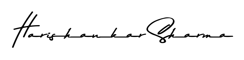 A modern signature idea for name Harishankar Sharma using Asem Kandis PERSONAL USE font. Clean strokes and elegant curves make it stand out instantly. Harishankar Sharma signature style 9 images and pictures png