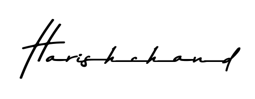 Get an exclusive digital autograph for Harishchand. The Asem Kandis PERSONAL USE typeface captures the charm of real penmanship on paper. Harishchand signature style 9 images and pictures png