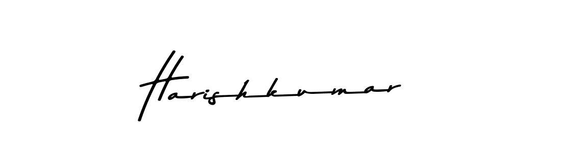 Use a signature maker to create a handwritten signature online. With this signature software, you can design (Asem Kandis PERSONAL USE) your own signature for name Harishkumar. Harishkumar signature style 9 images and pictures png