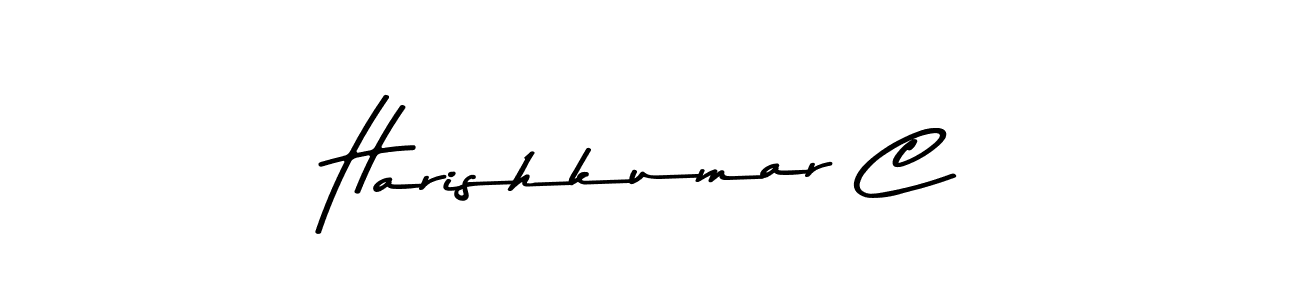 if you are searching for the best signature style for your name Harishkumar C. so please give up your signature search. here we have designed multiple signature styles  using Asem Kandis PERSONAL USE. Harishkumar C signature style 9 images and pictures png
