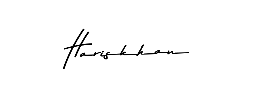 Make a beautiful signature design for name Hariskhan. With this signature (Asem Kandis PERSONAL USE) style, you can create a handwritten signature for free. Hariskhan signature style 9 images and pictures png