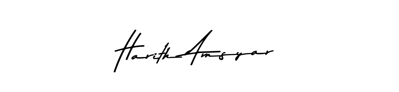 You can use this online signature creator to create a handwritten signature for the name Harith Amsyar. This is the best online autograph maker. Harith Amsyar signature style 9 images and pictures png