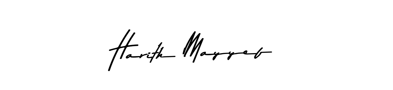 This is the best signature style for the Harith Mayyef name. Also you like these signature font (Asem Kandis PERSONAL USE). Mix name signature. Harith Mayyef signature style 9 images and pictures png