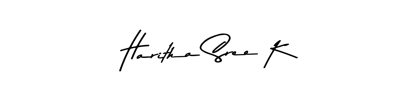 It looks lik you need a new signature style for name Haritha Sree K. Design unique handwritten (Asem Kandis PERSONAL USE) signature with our free signature maker in just a few clicks. Haritha Sree K signature style 9 images and pictures png