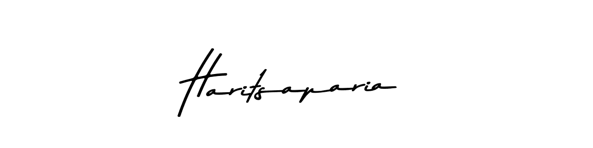 Use a signature maker to create a handwritten signature online. With this signature software, you can design (Asem Kandis PERSONAL USE) your own signature for name Haritsaparia. Haritsaparia signature style 9 images and pictures png