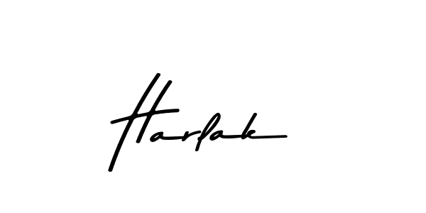 Similarly Asem Kandis PERSONAL USE is the best handwritten signature design. Signature creator online .You can use it as an online autograph creator for name Harlak. Harlak signature style 9 images and pictures png